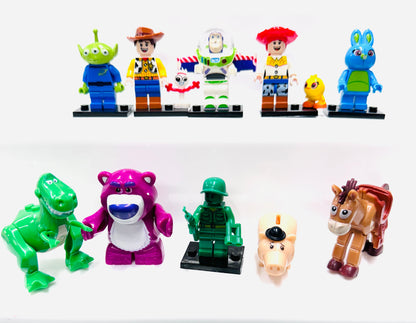 Custom Toy Story Minifigure Set Of 10 Figures & 2 Minifigures