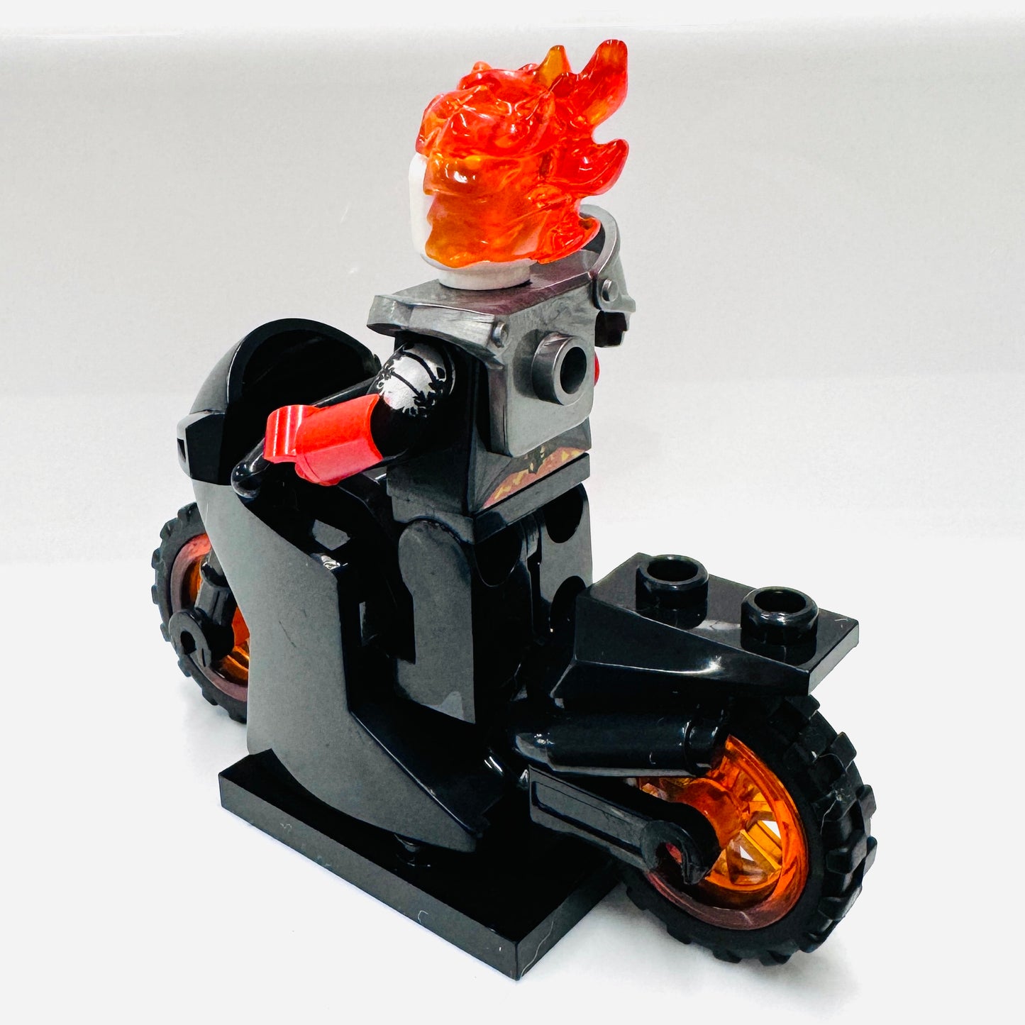 Custom Ghostrider On A Bike Minifigure