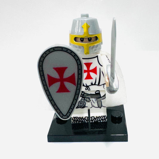 Custom Medieval Knight Templar Minifigure