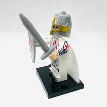 Custom Medieval Knight Templar Minifigure