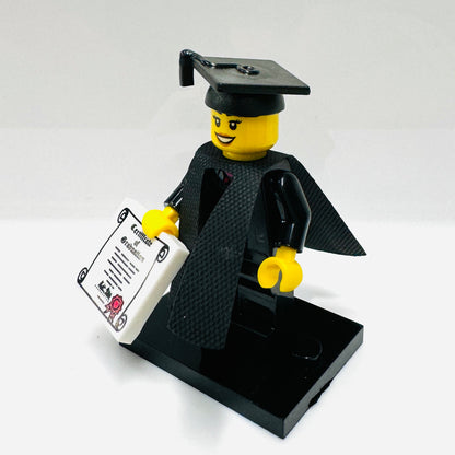 Custom Graduation Girl Minifigure