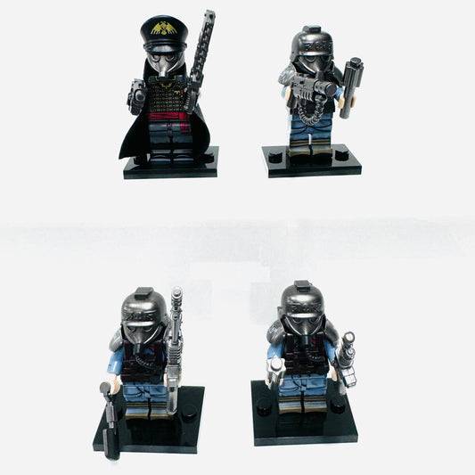 Custom Death Korps Of Krieg Set Of 4 Minifigures.