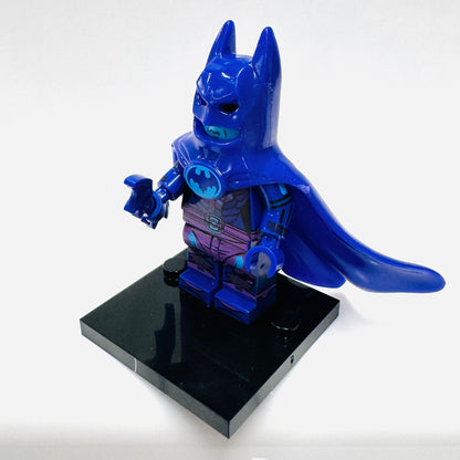 Custom Super Hero Purple Bat Man Minifigure