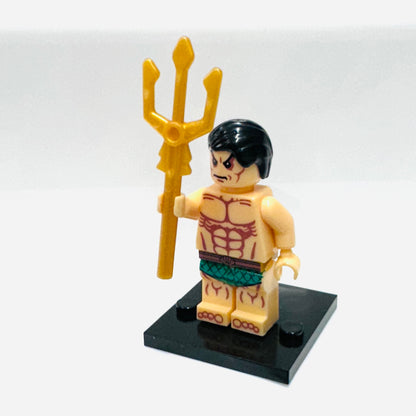 Custom Super Hero Aqua Man Minifigure