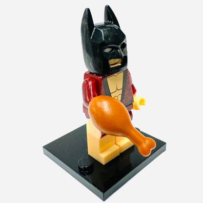 Custom Super Hero Smoking Jacket Bat Man Minifigure