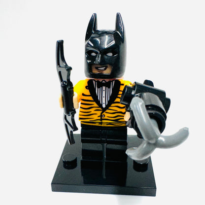 Custom Super Hero Tiger Suit Bat Man Minifigure