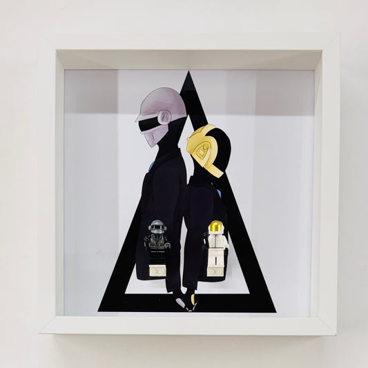 Daft Punk figures in a Frame