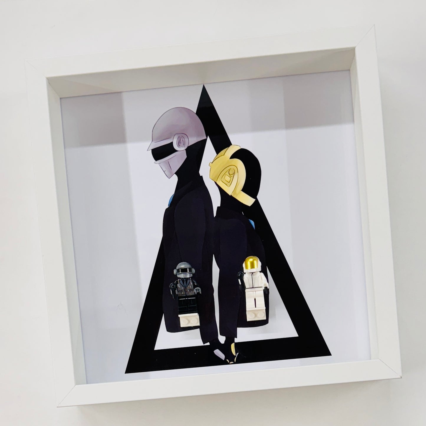 Daft Punk figures in a Frame