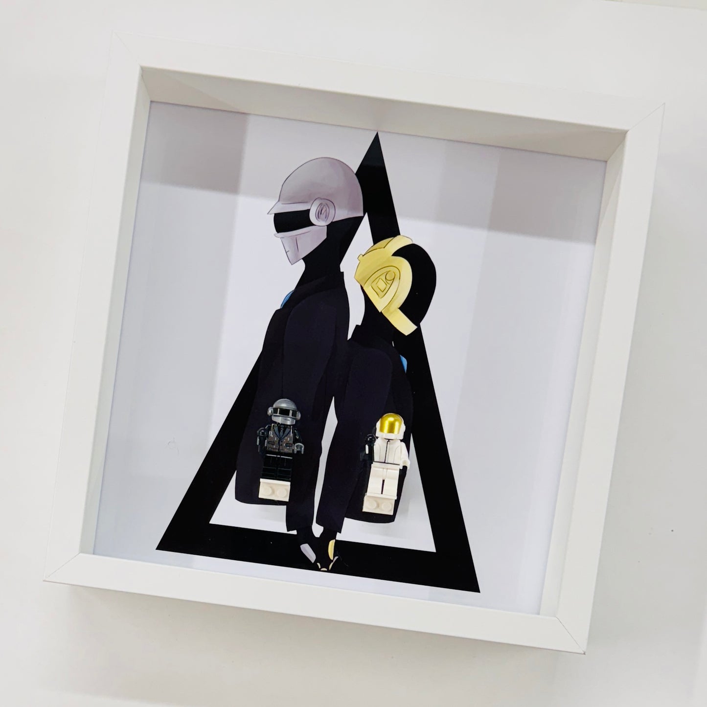 Daft Punk figures in a Frame