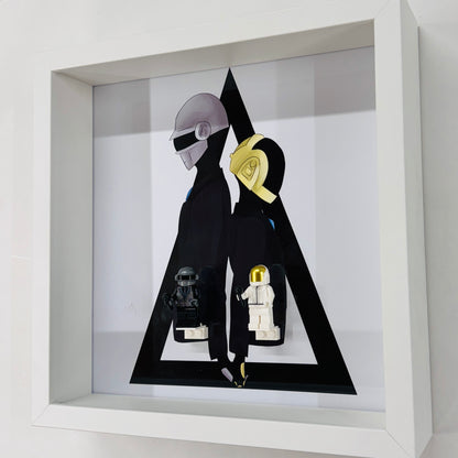 Daft Punk figures in a Frame