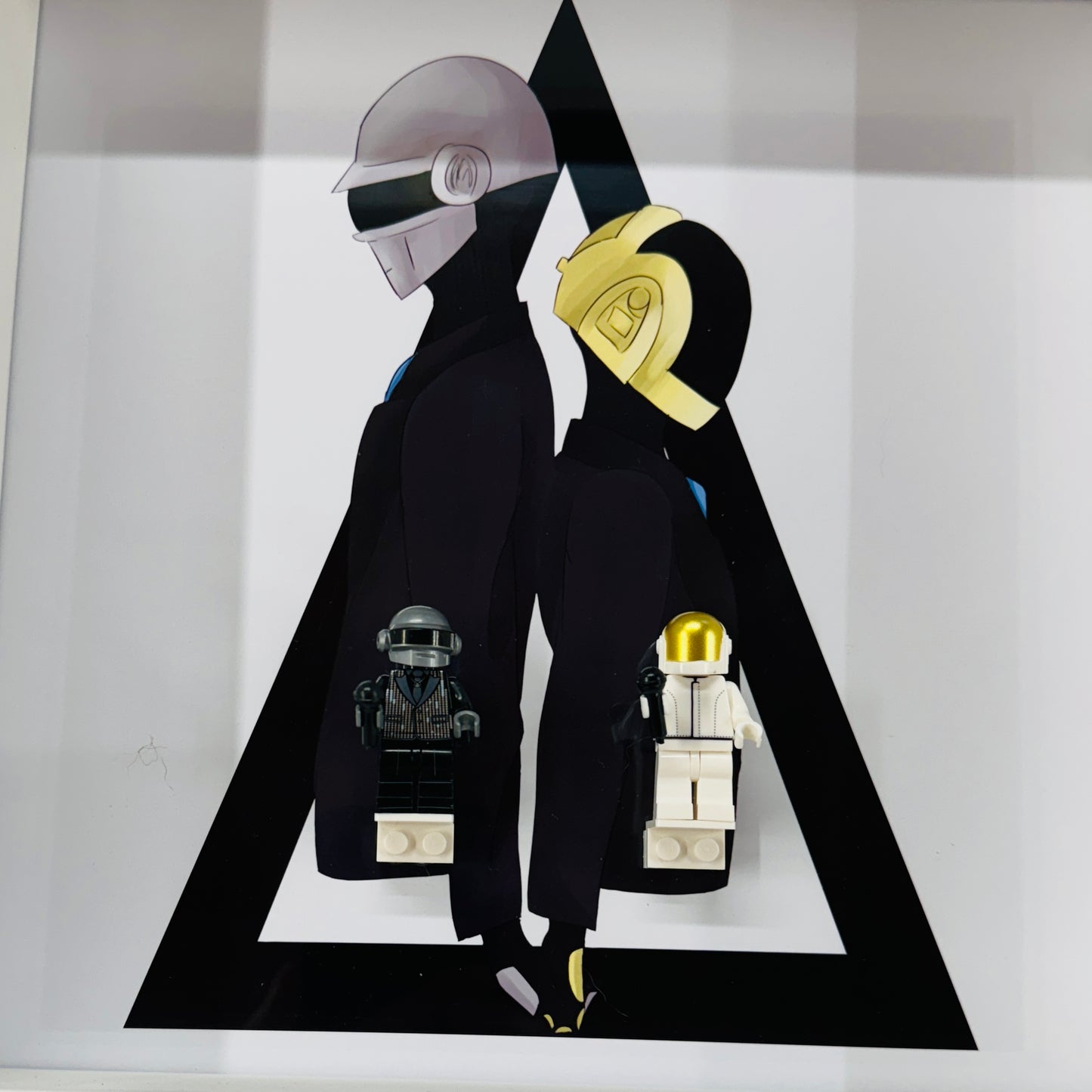 Daft Punk figures in a Frame