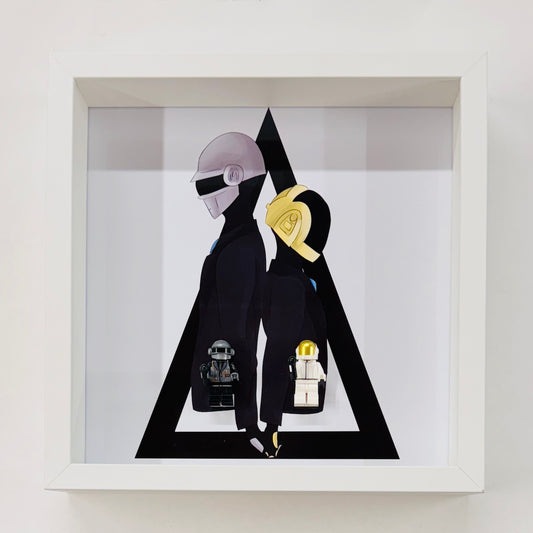 Daft Punk figures in a Frame