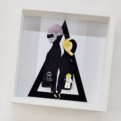 Daft Punk figures in a Frame