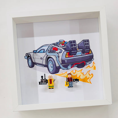 Back To The Future figures in a Frame