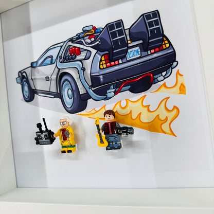 Back To The Future figures in a Frame