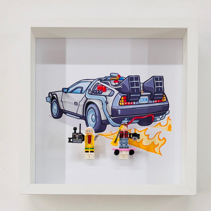 Back To The Future figures in a Frame