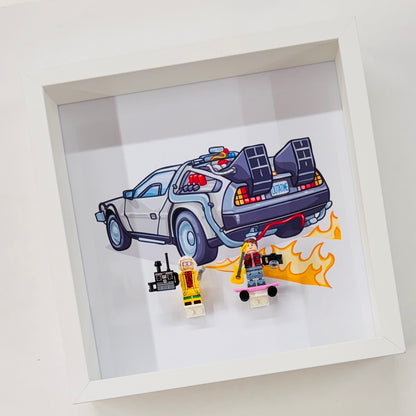 Back To The Future figures in a Frame