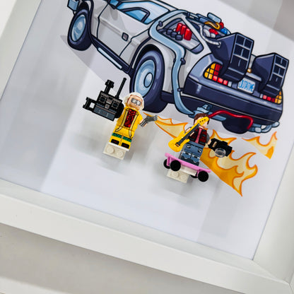 Back To The Future figures in a Frame