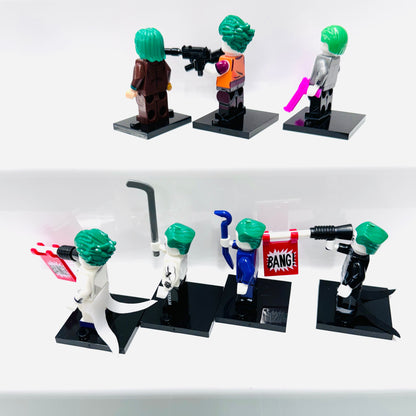 Custom Super Hero Joker Set Of 7 Minifigures