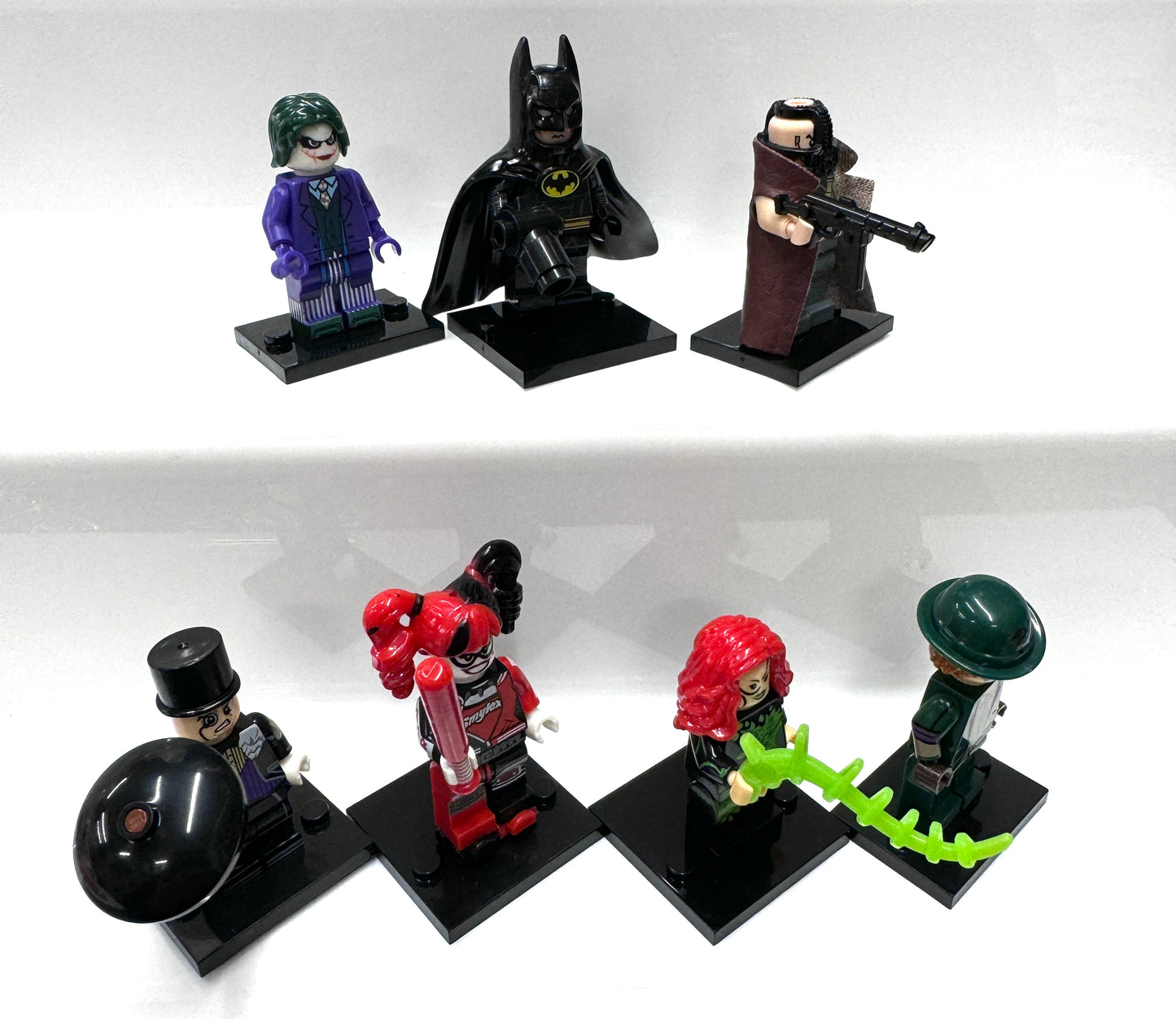 Custom Super Hero Batman & Villains Set Of 7 Minifigures