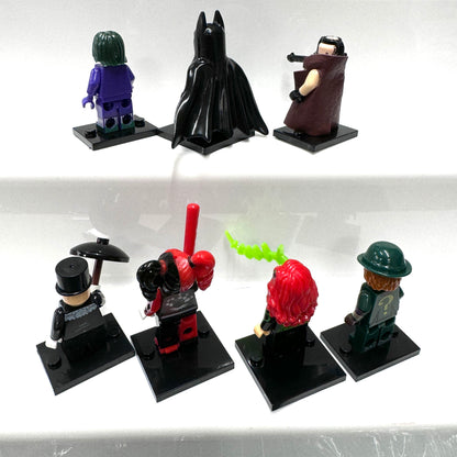 Custom Super Hero Batman & Villains Set Of 7 Minifigures