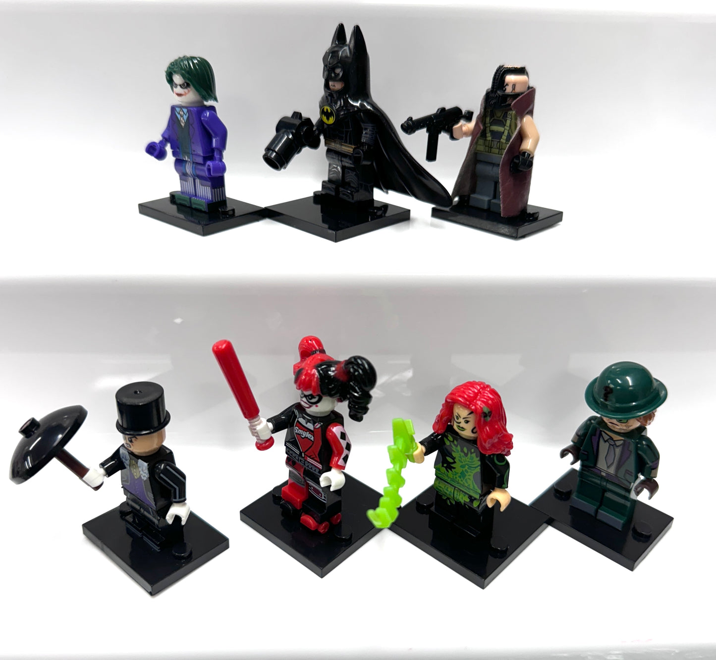 Custom Super Hero Batman & Villains Set Of 7 Minifigures