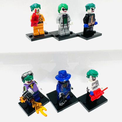 Custom Super Hero Joker Set Of 6 Minifigures