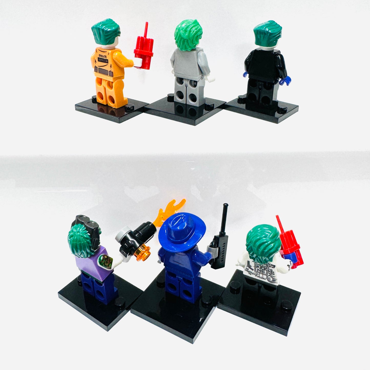 Custom Super Hero Joker Set Of 6 Minifigures