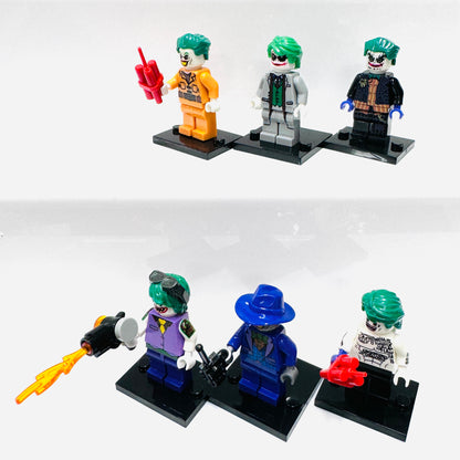 Custom Super Hero Joker Set Of 6 Minifigures