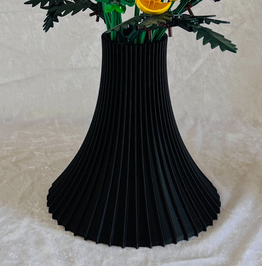 Textured Fluted Vase
