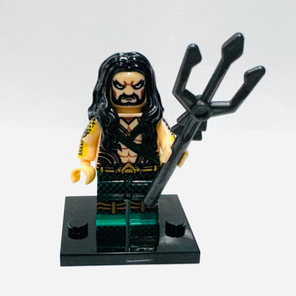 Custom Super Hero AquaMan Minifigure