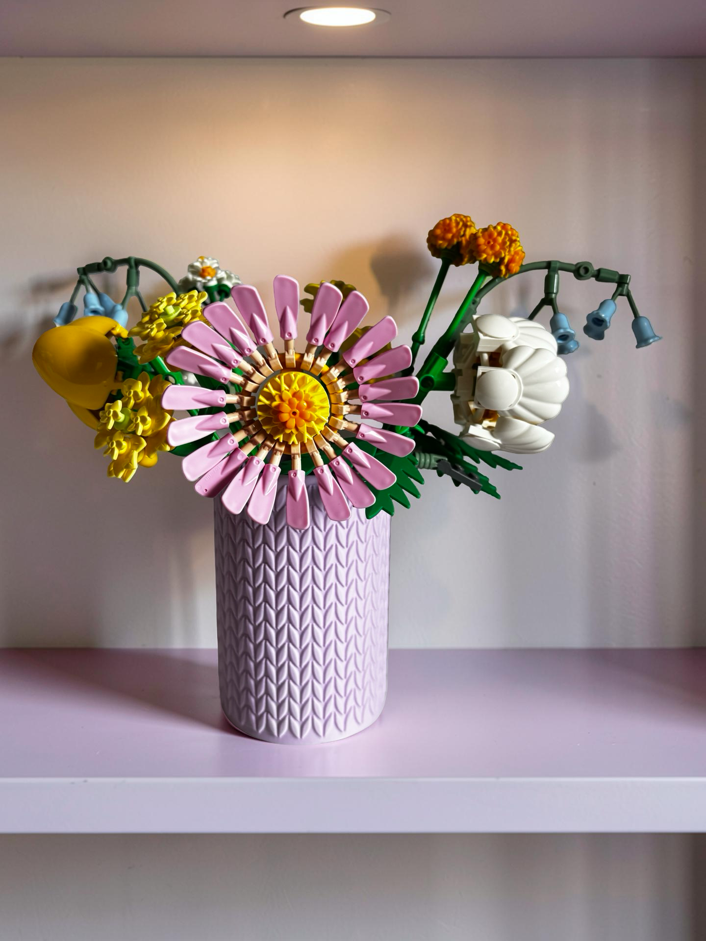 Vase For Lego Petite Sunny Bouquet 10347 Knitted Design
