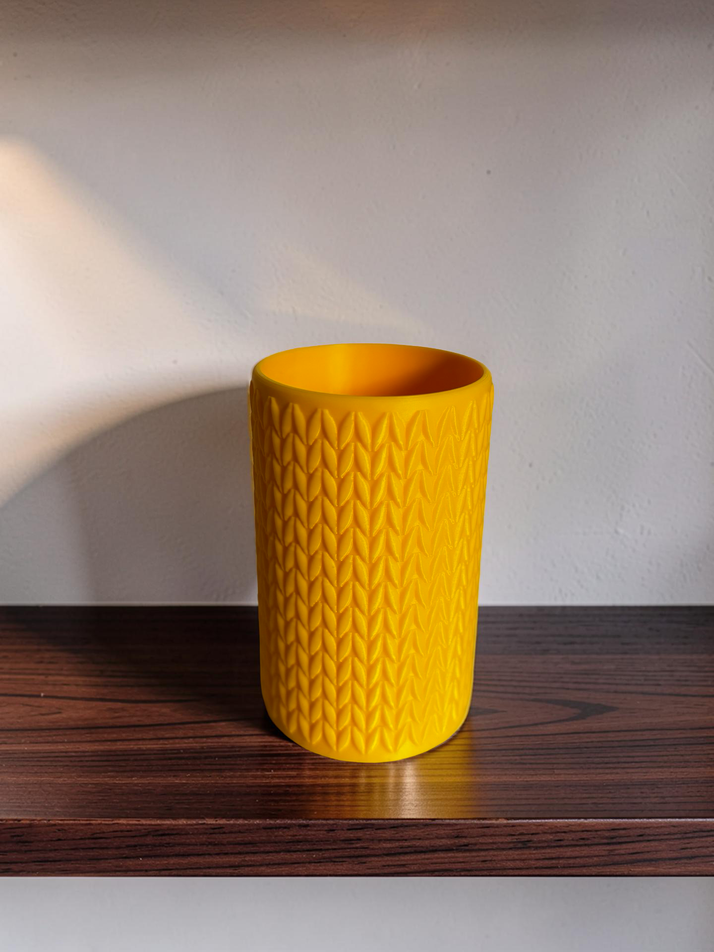 Vase for LEGO Botanicals Tulips 40461 | Modern Knitted Vase | 10cm Tall