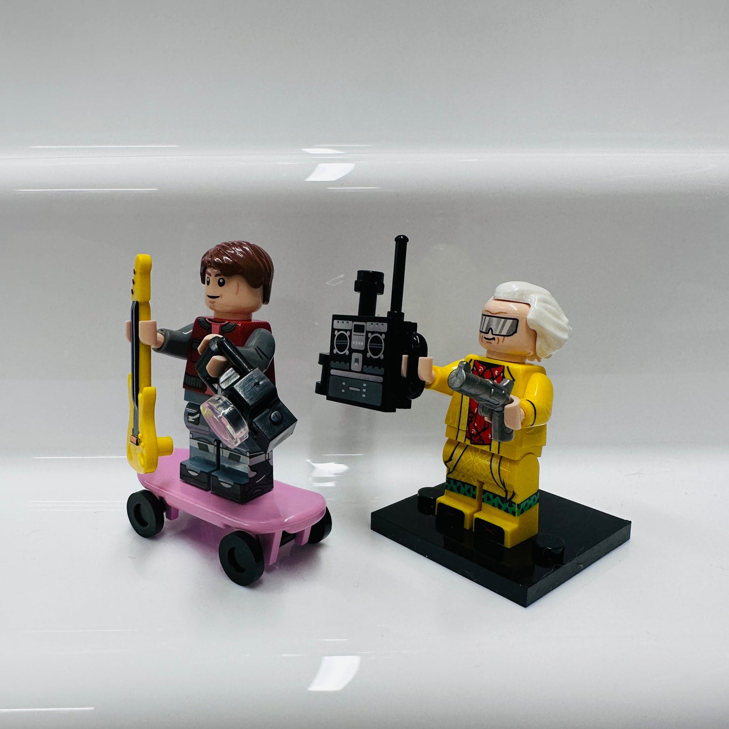 Custom Doc & Marty Minifigure Set Of 2 Figures