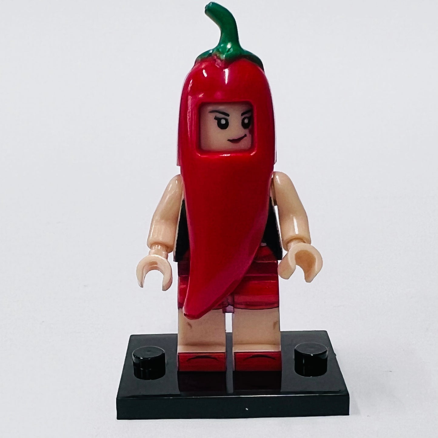 Custom Red Pepper Minifigure