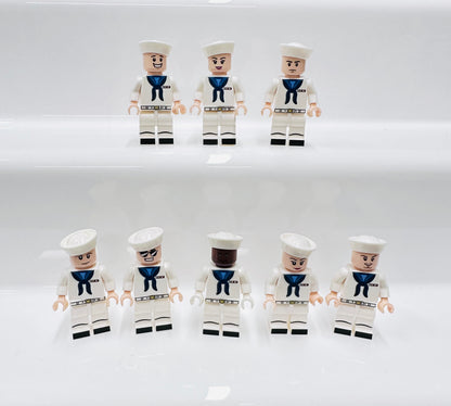 Custom Sailor Minifigures Set Of 8 Figures