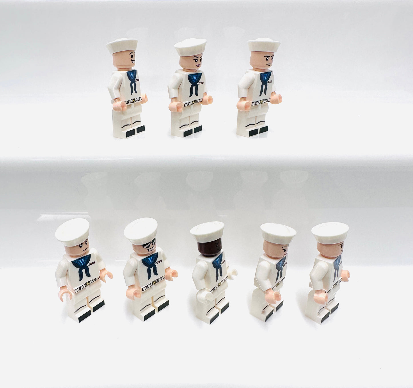 Custom Sailor Minifigures Set Of 8 Figures