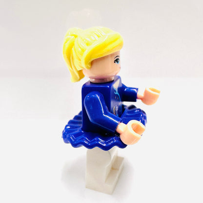 Custom Ballerina/ Dancer Blue Minifigure