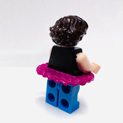 Custom Ballerina/ Dancer Black/Pink Minifigure