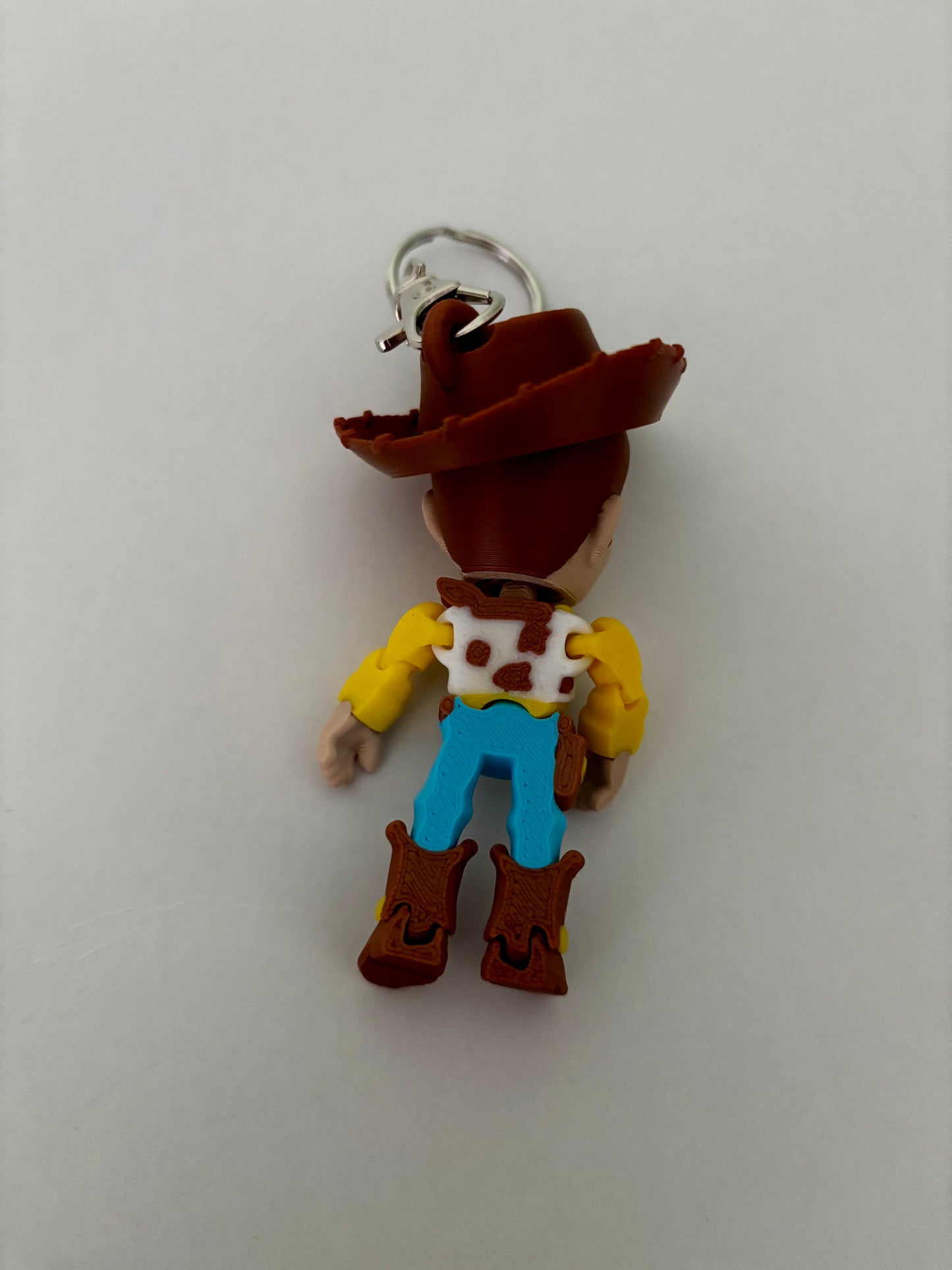Woody-Inspired Cowboy Keyring | Cute 3D printed Backpack Charm | 8cm