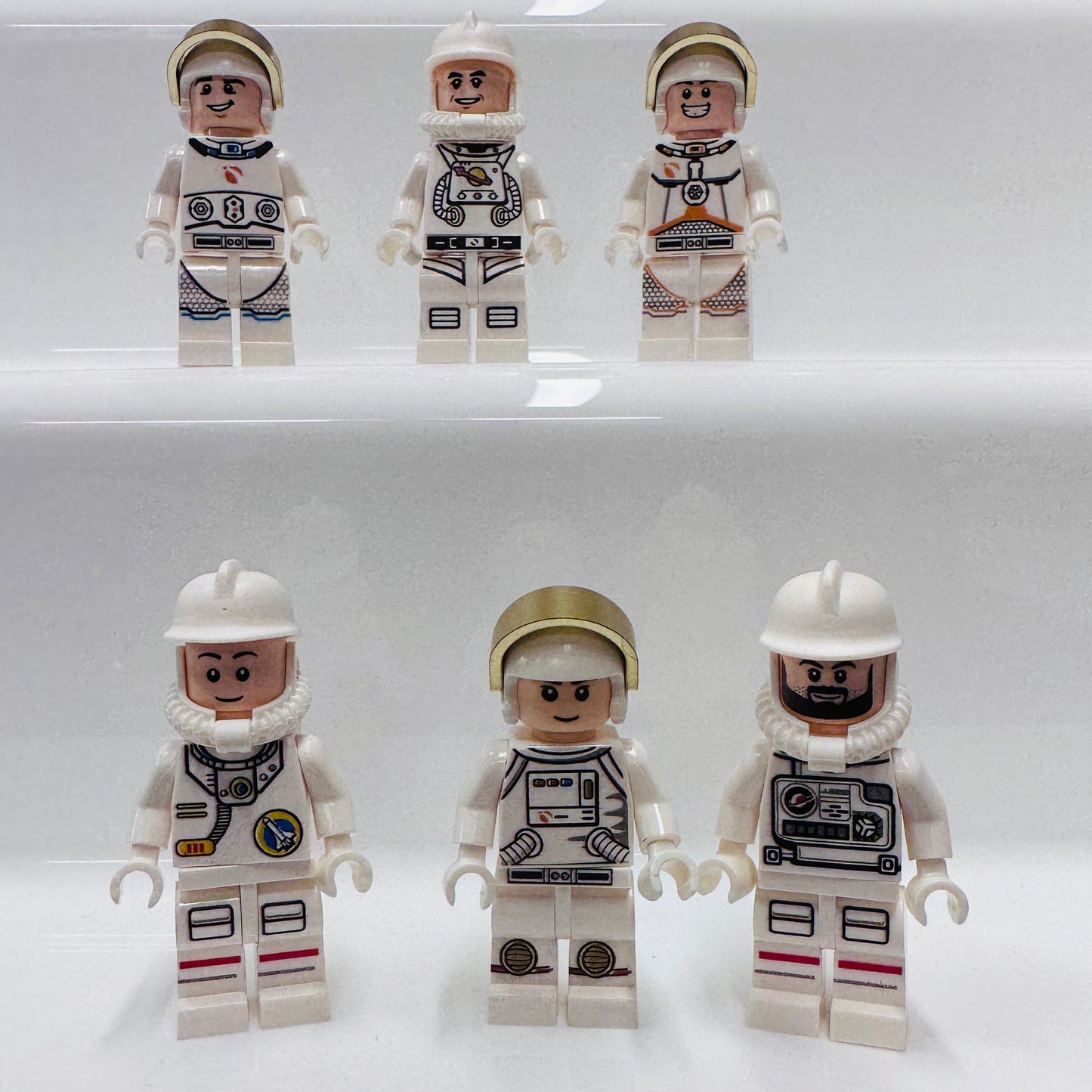 Custom Astronauts Minifigures Set Of 6