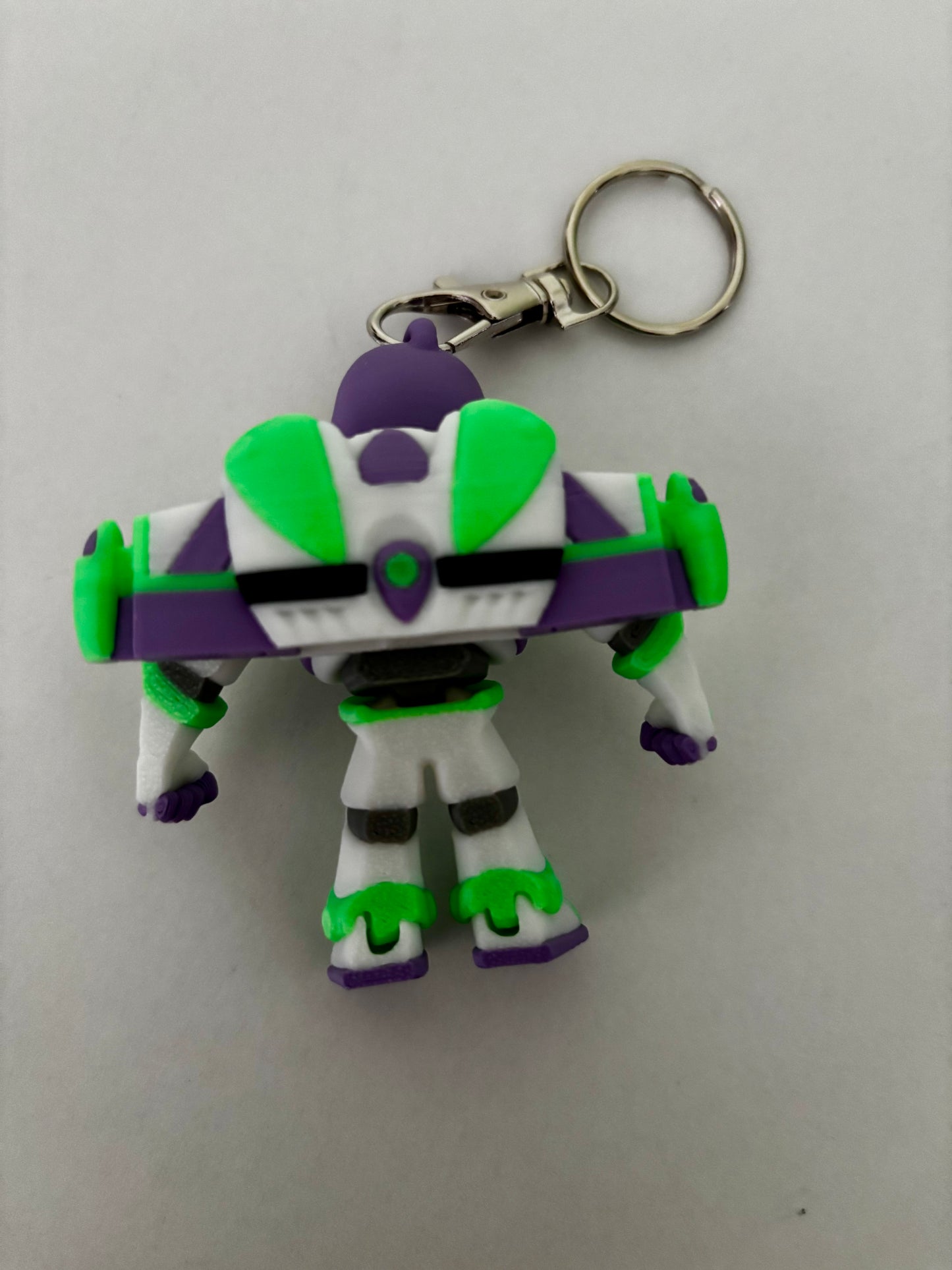 Space Ranger Buzz  Inspired 3D Printed Keyring | Cute Backpack Charm | 7cm