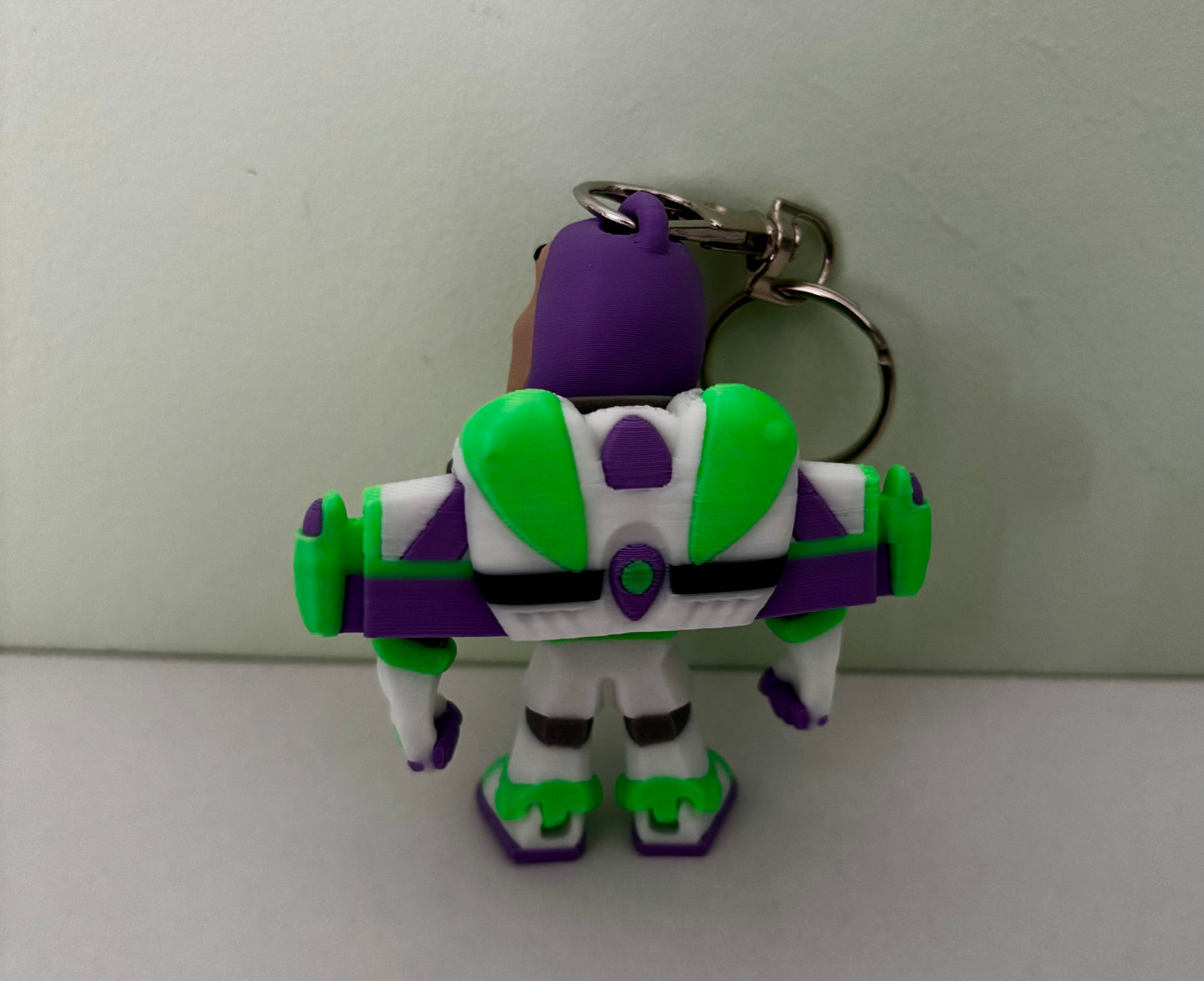 Space Ranger Buzz  Inspired 3D Printed Keyring | Cute Backpack Charm | 7cm