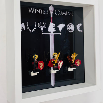 Game Of Thrones figures in a Frame