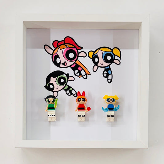 The Powerpuff Girls figures in a Frame