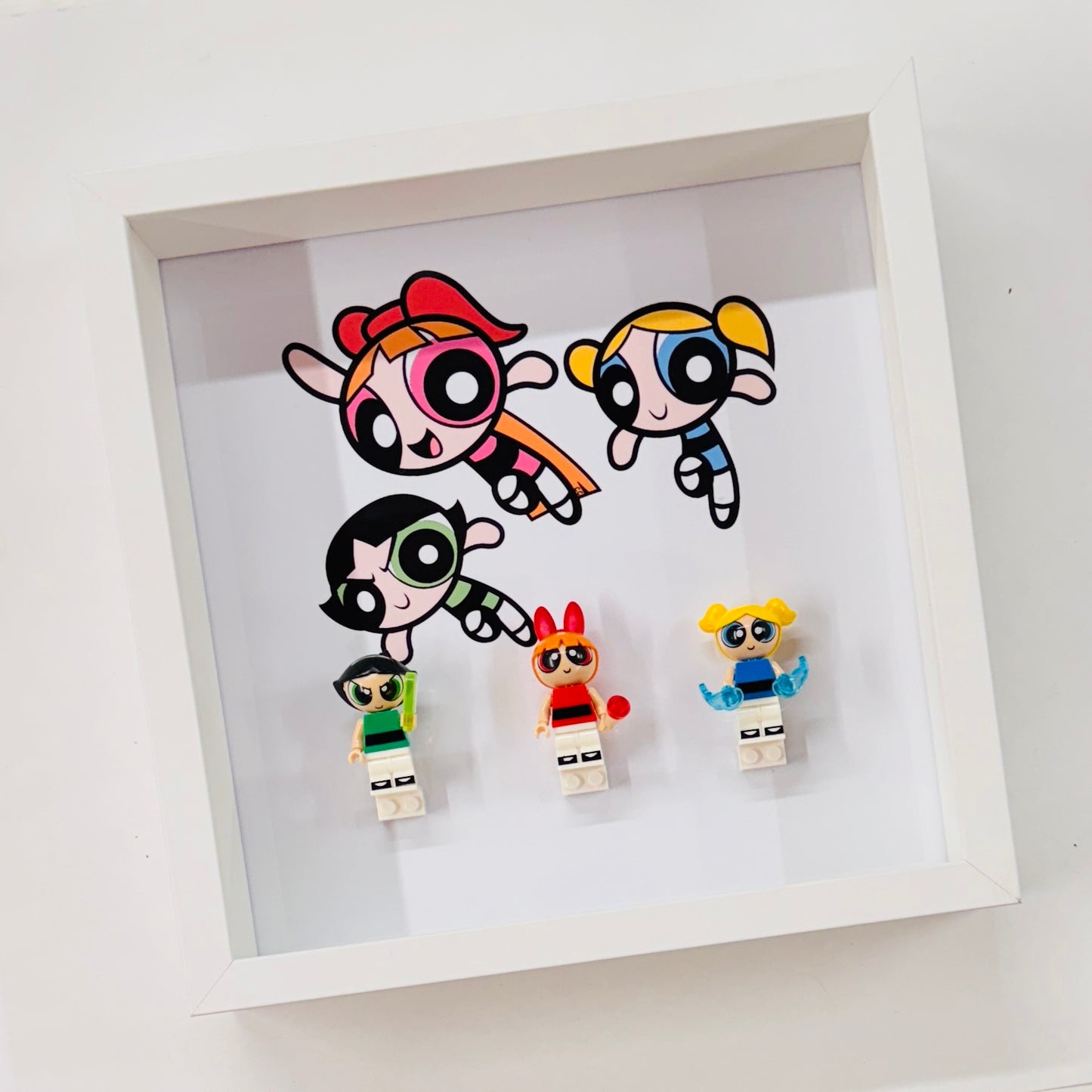 The Powerpuff Girls figures in a Frame