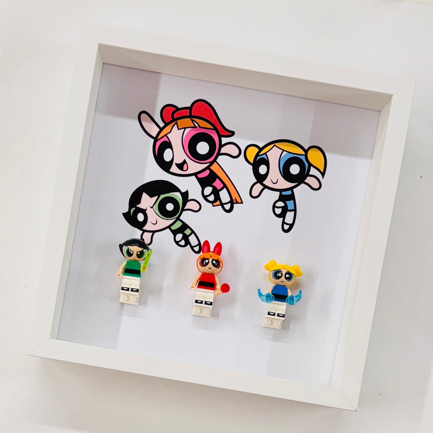 The Powerpuff Girls figures in a Frame