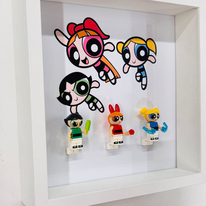 The Powerpuff Girls figures in a Frame