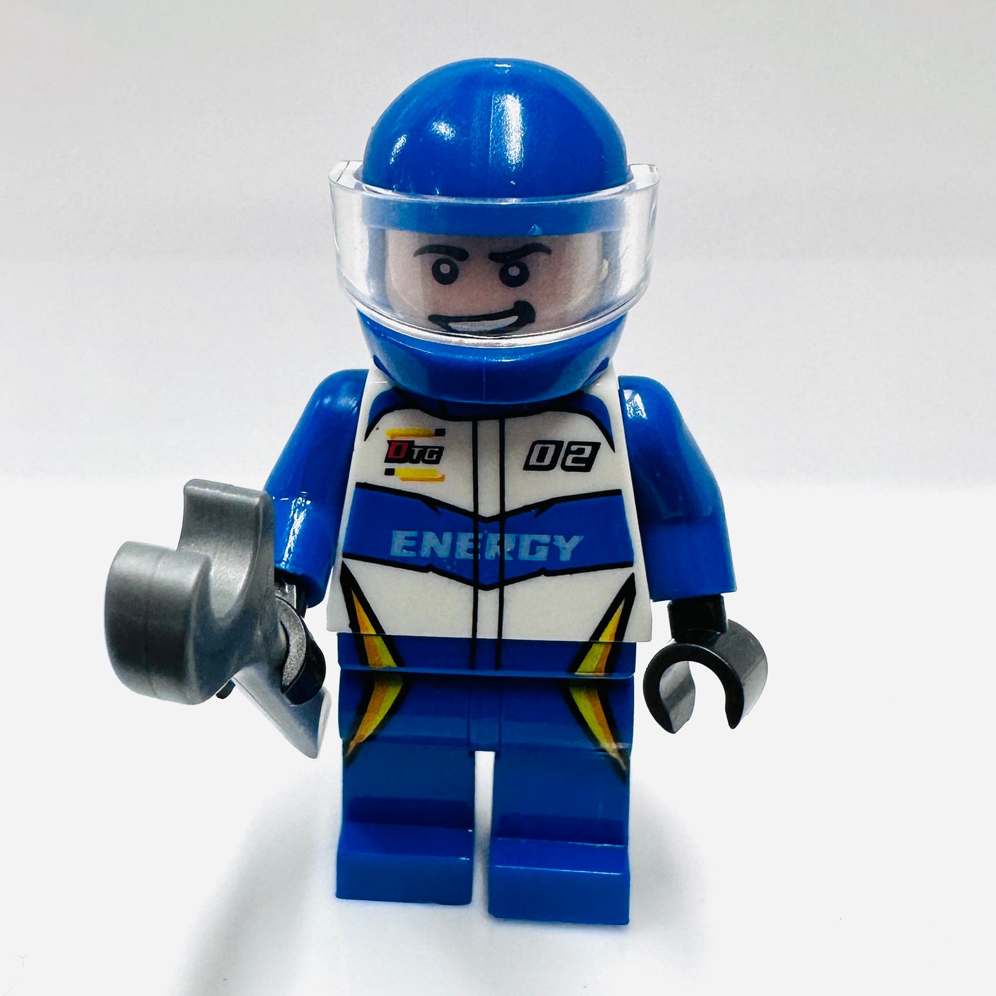 Custom Racing Driver Minifigure