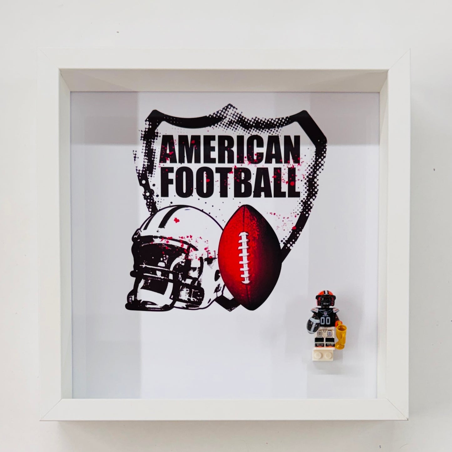 American Footballer BROWNS figures in a Frame